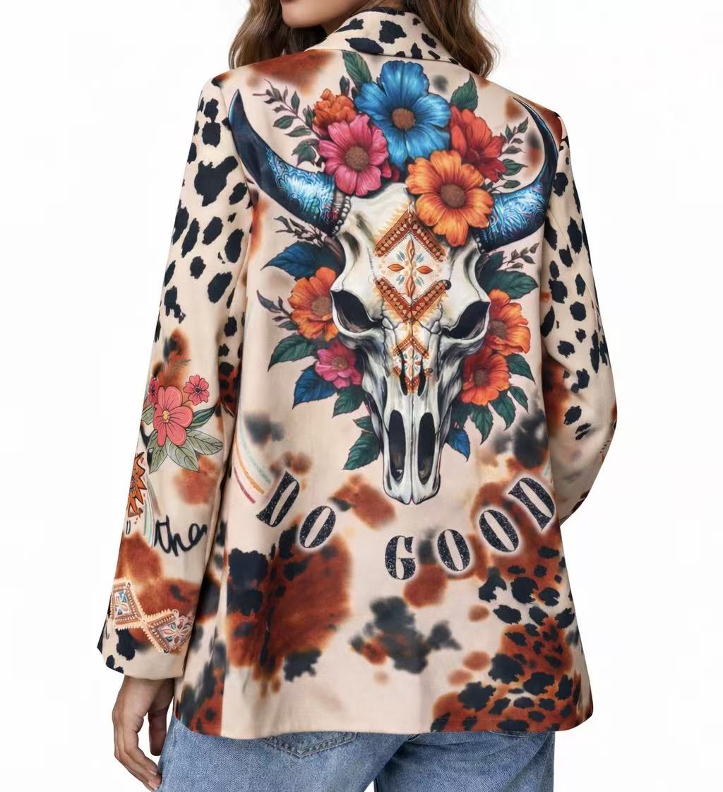 [MIXMUSE.NOHO] BLAZER CON STAMPE