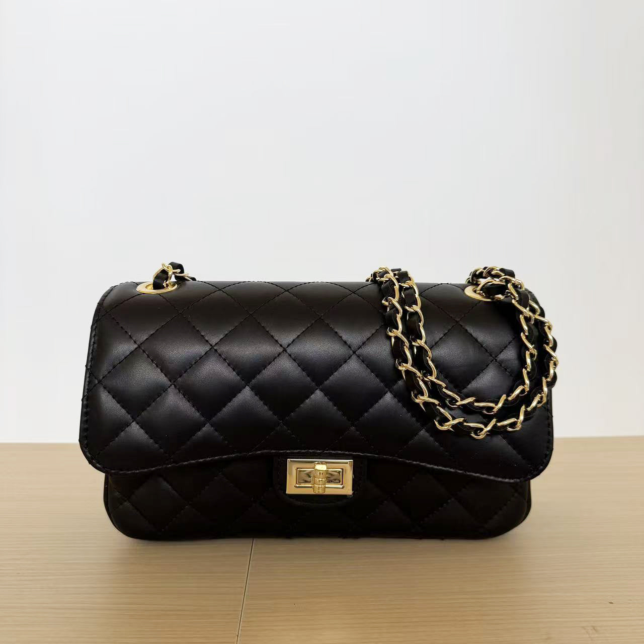 [MIXMUSE.COUTURE] Paris, Borsa A Spalla In Vera Pelle Trapuntata