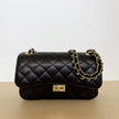 [MIXMUSE.COUTURE] Paris, Borsa A Spalla In Vera Pelle Trapuntata