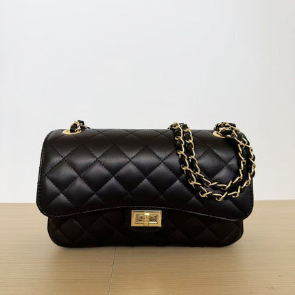 [MIXMUSE.COUTURE] Paris, Borsa A Spalla In Vera Pelle Trapuntata