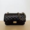 [MIXMUSE.COUTURE] Paris, Borsa A Spalla In Vera Pelle Trapuntata