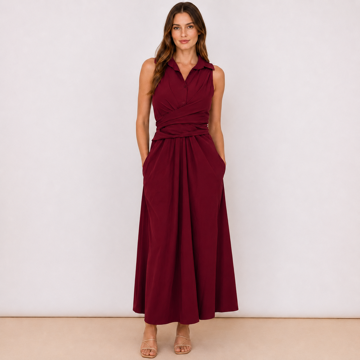 [MIXMUSE.NOHO] Bea, Vestito Con Laccio In Vita