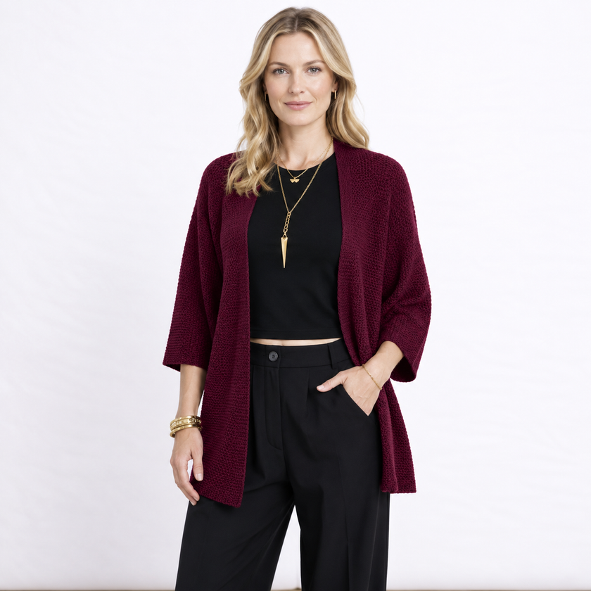 [MIXMUSE] Riviera, Cardigan In Maglia