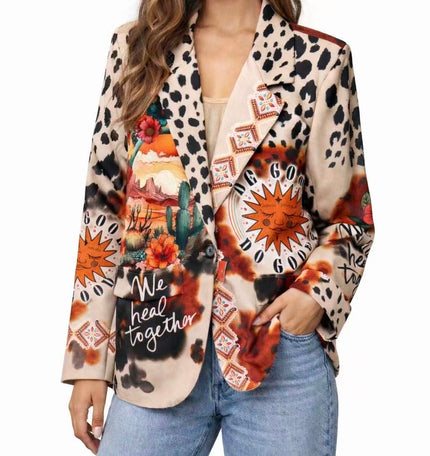 [MIXMUSE.NOHO] BLAZER CON STAMPE