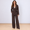 [MIXMUSE.NOHO] Completo Blazer Incrociato con Laccio Laterale e Pantalone Elegante