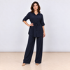 [MIXMUSE.COUTURE] Completo Pantalone Con Camicia E Coulisse In Vita