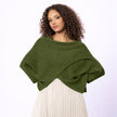 [MIXMUSE.NOHO] Top Aurora asimmetrico in maglia leggera