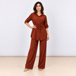 [MIXMUSE.COUTURE] Trouser Set With Shirt And Drawstring Waist