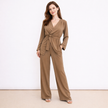 [MIXMUSE.COUTURE] Spring, Completo Pantaloni E Maglia Incrociata