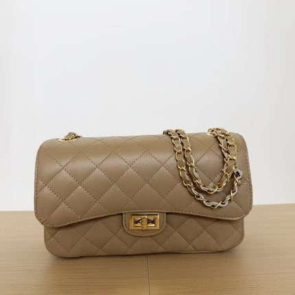 [MIXMUSE.COUTURE] Paris, Borsa A Spalla In Vera Pelle Trapuntata