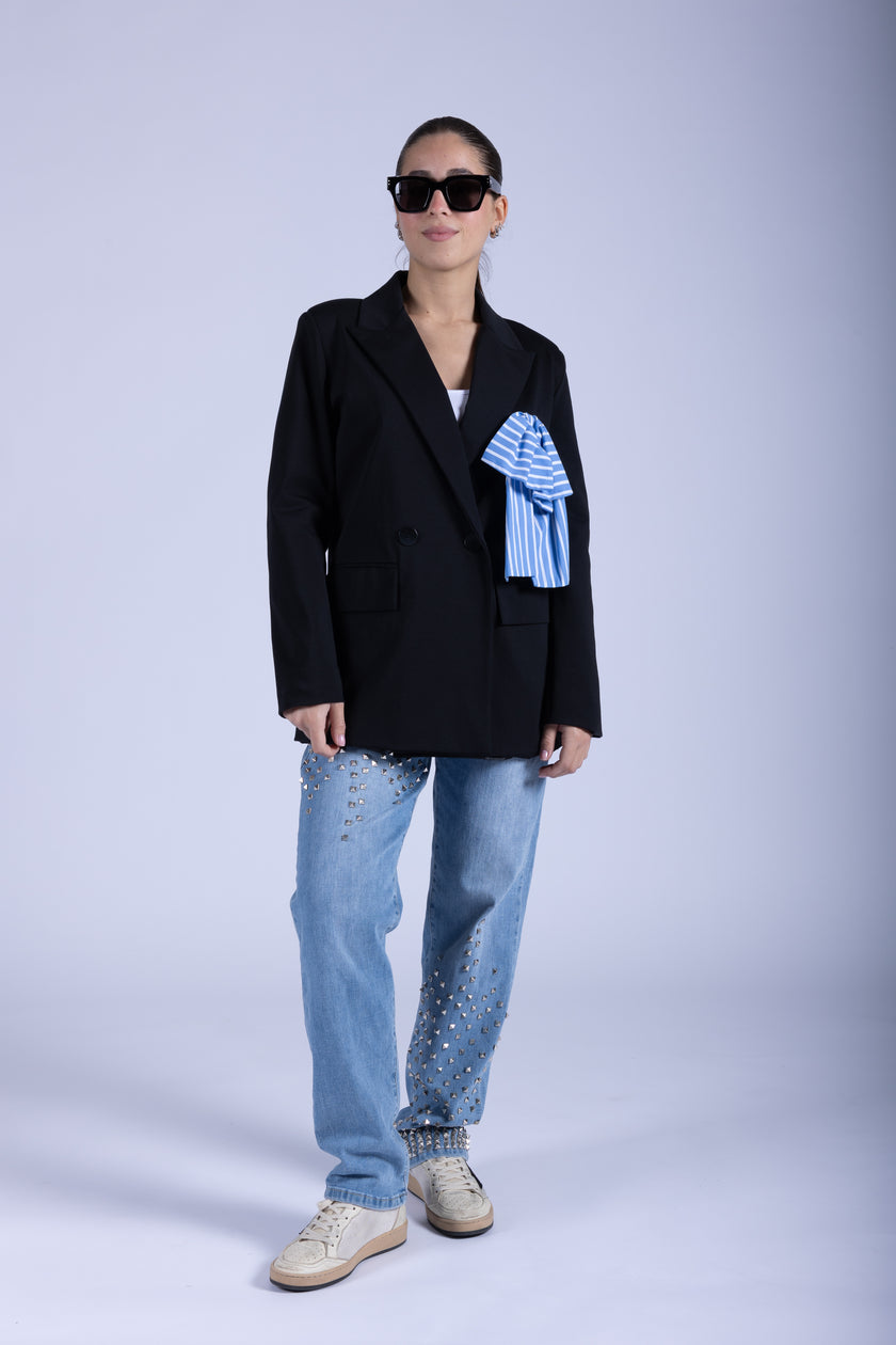 BLAZER DOPPIOPETTO CON FIOCCO