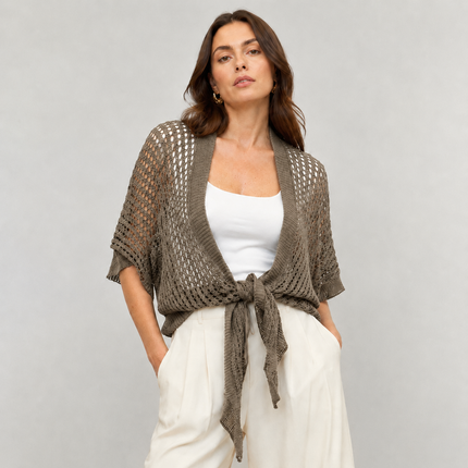 [MIXMUSE.COUTURE] Portofino, Cardigan A Rete