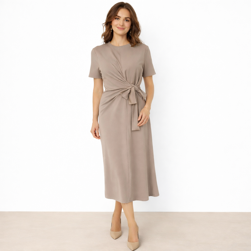 [MIXMUSE.NOHO] Vestito Con Laccio Laterale