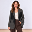 [MIXMUSE.NOHO] Blazer Con Frange A Contrasto