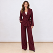 [MIXMUSE.NOHO] Completo Blazer Incrociato con Laccio Laterale e Pantalone Elegante