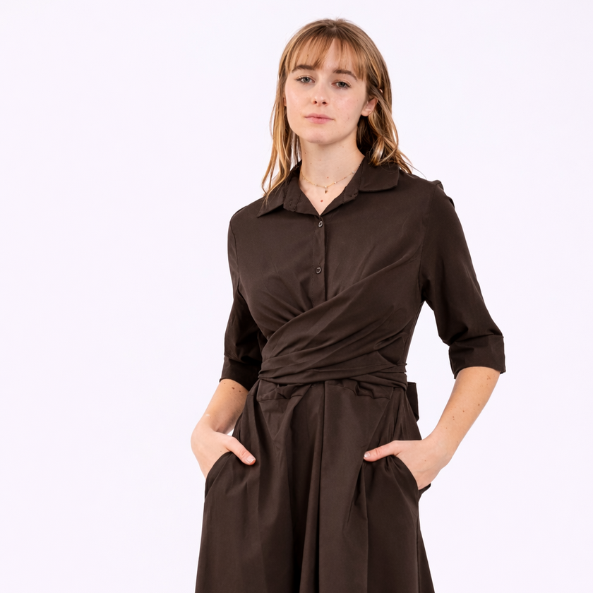 [MIXMUSE.NOHO] Bea, Vestito Con Laccio In Vita