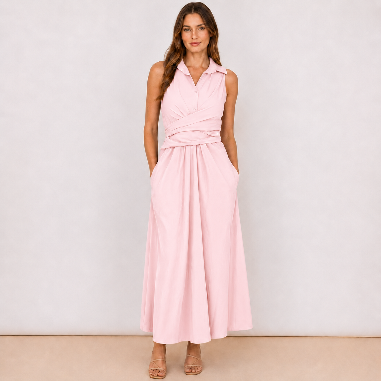 [MIXMUSE.NOHO] Bea, Vestito Con Laccio In Vita