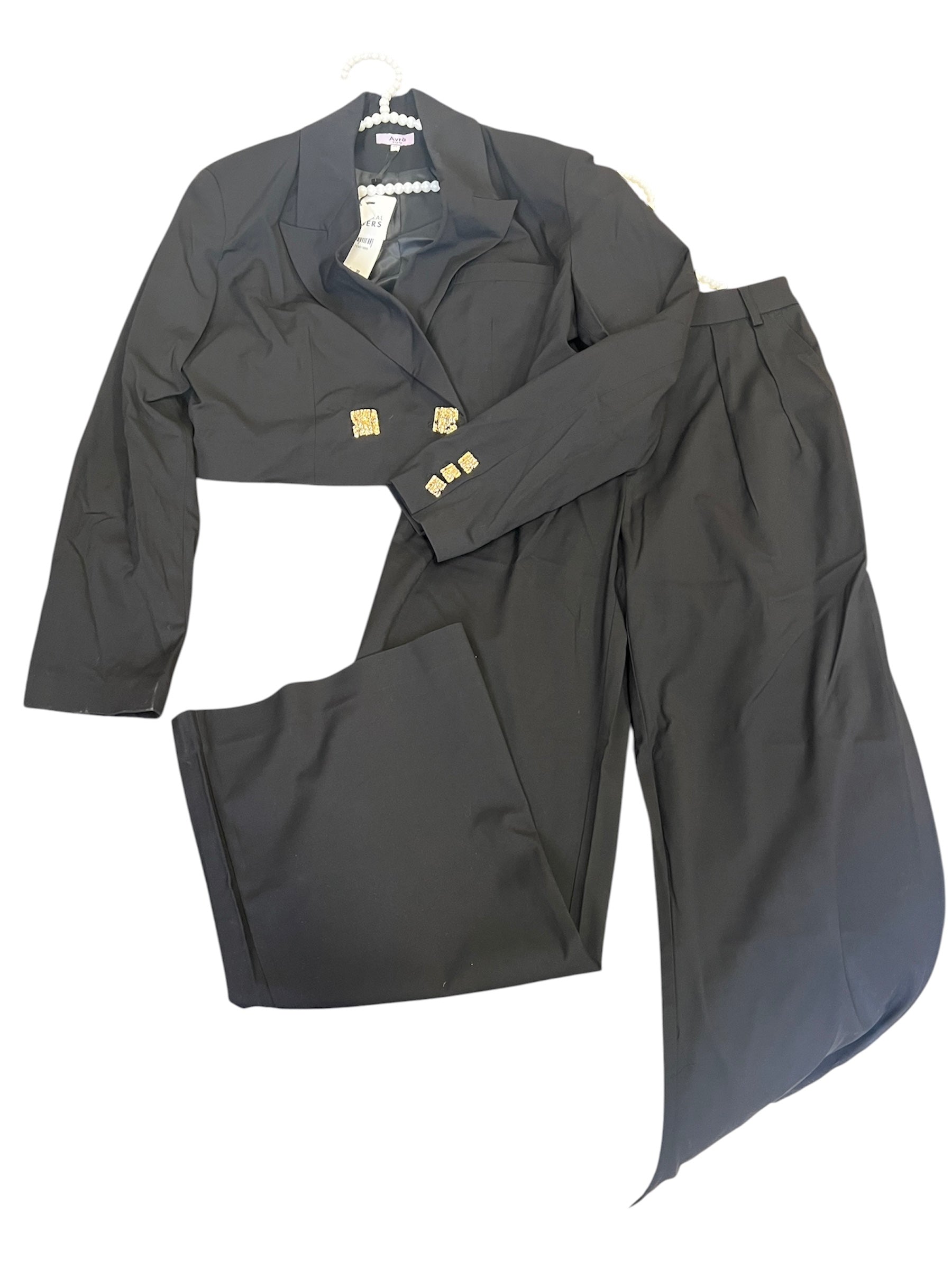 [MIXMUSE] Completo Ella, Giacca Cropped E Pantaloni