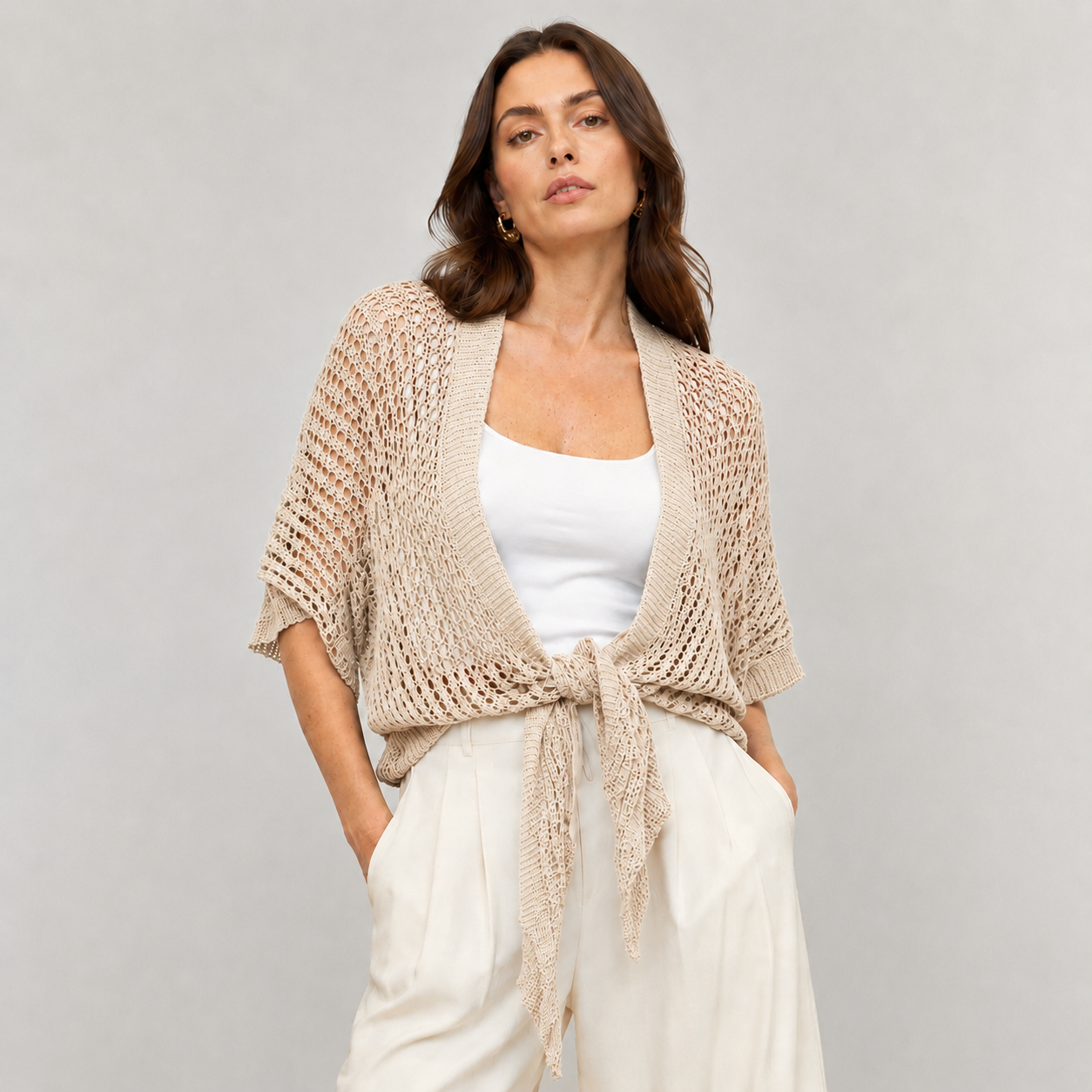 [MIXMUSE.COUTURE] Portofino, Cardigan A Rete