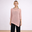 [MIXMUSE.NOHO] Noa, Maglia Traforata Con Taglio Asimmetrico