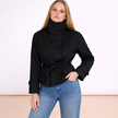 [MIXMUSE.SOUL] Naomi, Giubbotto Trench Collo A Imbuto
