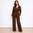 [MIXMUSE.COUTURE] Spring, Completo Pantaloni E Maglia Incrociata