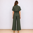 [MIXMUSE] Capri, Completo Camicia Con Coulisse In Vita E Pantalone Coordinato
