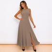 [MIXMUSE.NOHO] Vestito Lungo Con Fiocco Sul Retro