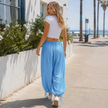 [MIXMUSE.SOUL] Pantaloni Ampi Con Coulisse Regolabile