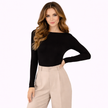 [MIXMUSE] Butterfly, Maglia Basic in Misto Seta