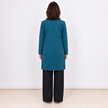 [MIXMUSE.COUTURE] Blazer Lungo Effetto Scamosciato Con Tasche