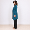 [MIXMUSE.COUTURE] Blazer Lungo Effetto Scamosciato Con Tasche