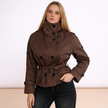 [MIXMUSE.SOUL] Naomi, Giubbotto Trench Collo A Imbuto