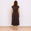[MIXMUSE.COUTURE] Vestito Incrociato Plissettato A Pois