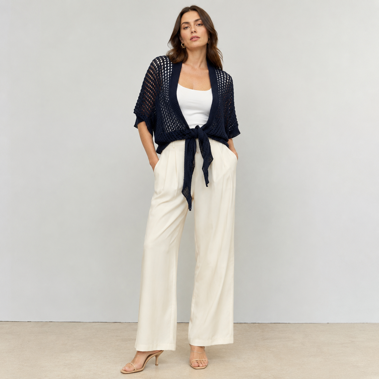 [MIXMUSE.COUTURE] Portofino, Cardigan A Rete