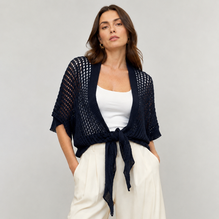 [MIXMUSE.COUTURE] Portofino, Cardigan A Rete