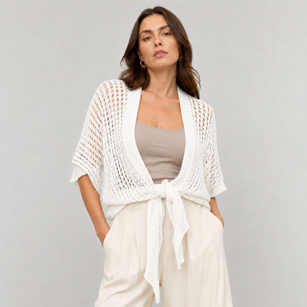 [MIXMUSE.COUTURE] Portofino, Cardigan A Rete