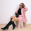 [MIXMUSE.SOUL] Completo Blazer + Panta-Gonna A Pois