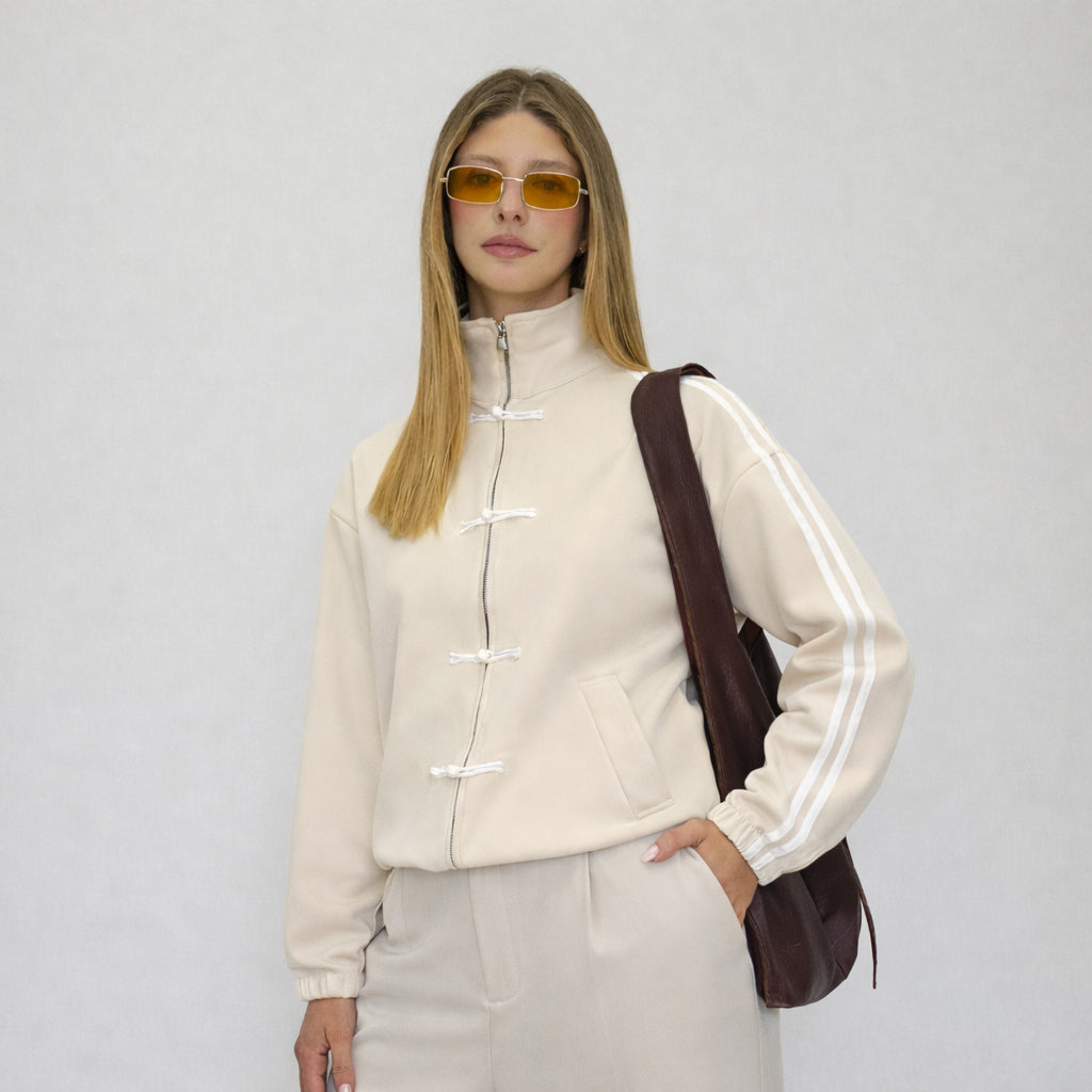 [MIXMUSE.SOUL] Giacca Dragon, Sporty Chic Stile Cinese