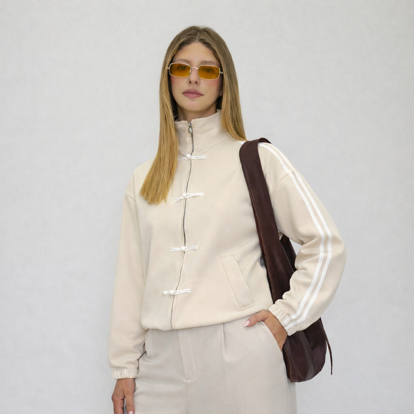 [MIXMUSE.SOUL] Giacca Dragon, Sporty Chic Stile Cinese