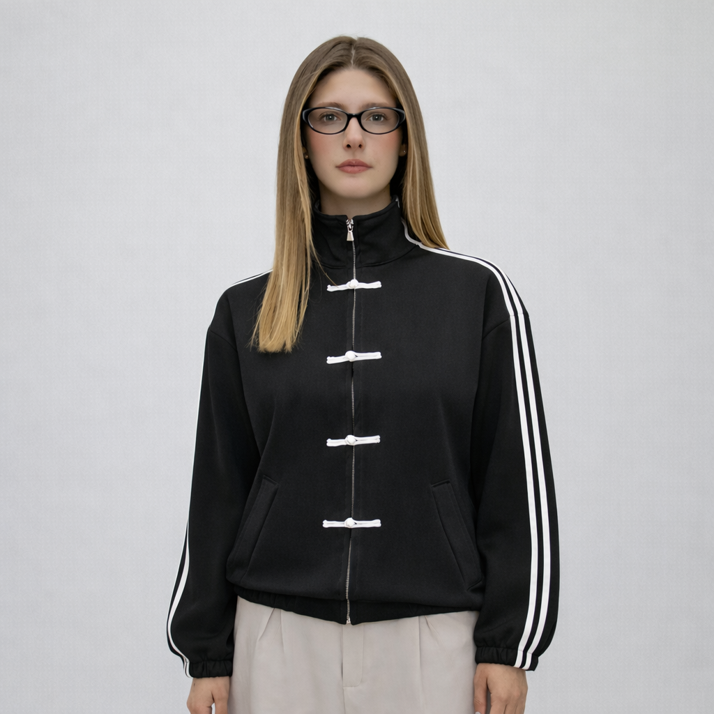 [MIXMUSE.SOUL] Giacca Dragon, Sporty Chic Stile Cinese