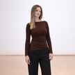 [MIXMUSE.SOUL] Maglia Con Drappeggio Laterale