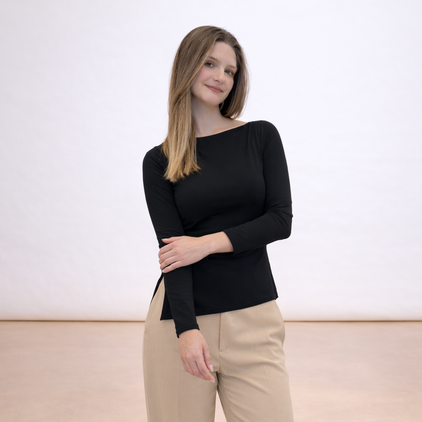 [MIXMUSE.SOUL] Maglia Con Drappeggio Laterale
