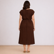 [MIXMUSE.COUTURE] Vestito Plissè Con Spallina