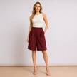 [MIXMUSE.COUTURE] Bermuda Con Pince