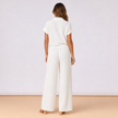 [MIXMUSE.COUTURE] City Chic, Coordinato Gessato Con Pantaloni E Camicia