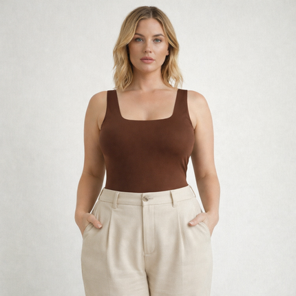 [MIXMUSE.COUTURE] Body Modellante A Spalla Larga - Linea Curvy