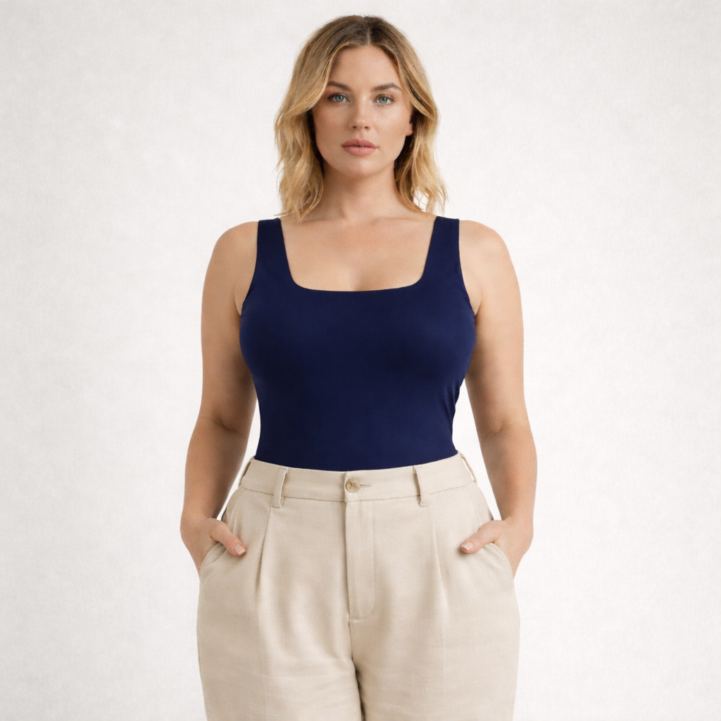 [MIXMUSE.COUTURE] Body Modellante A Spalla Larga - Linea Curvy