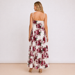 [MIXMUSE.COUTURE] Vestito Lungo Floreale Con Coppe Strutturate