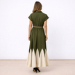 [MIXMUSE.NOHO] Vestito Chemisier in Lino Con Cintura In Corda